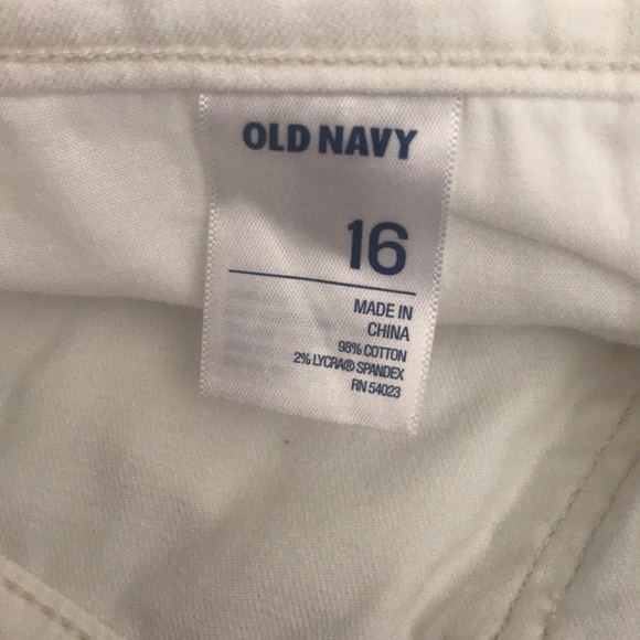 Old Navy White The Rockstar Jeans - Picture 8 of 9